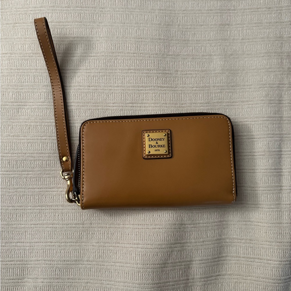 Dooney & Bourke Brown Wristlet
